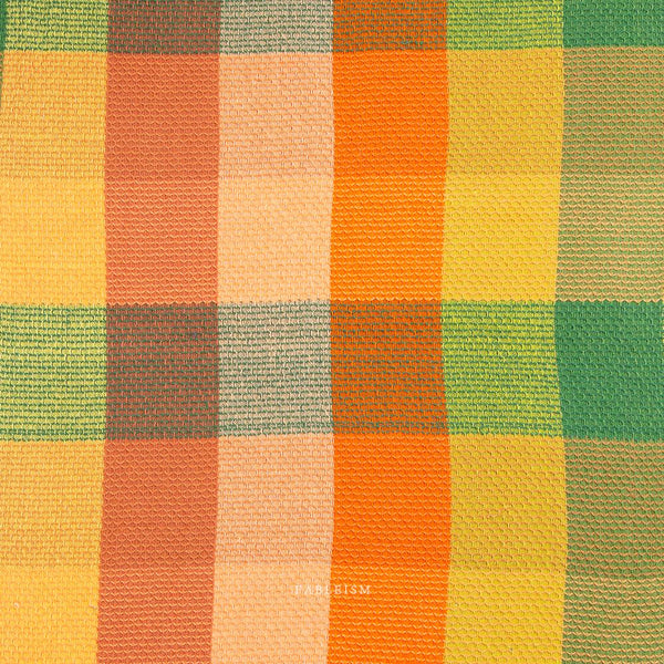 Waffle Happy Checkers in Cider WHC-03-3HC-CIDER | Waffle Happy Checkers by Fableism Supply Co.