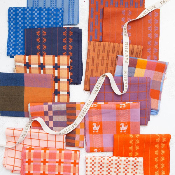 Fine and Dandy Fabric Bundle | Fableism Supply Co. | Full Collection 16 Yarn Dyed Wovens | Quilting Fabric