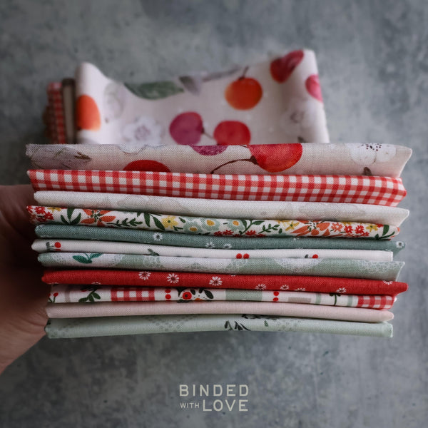 Cherry Orchard Fabric Bundle | Bernadett Urbanovics for FIGO Fabrics | Full Collection 11 prints