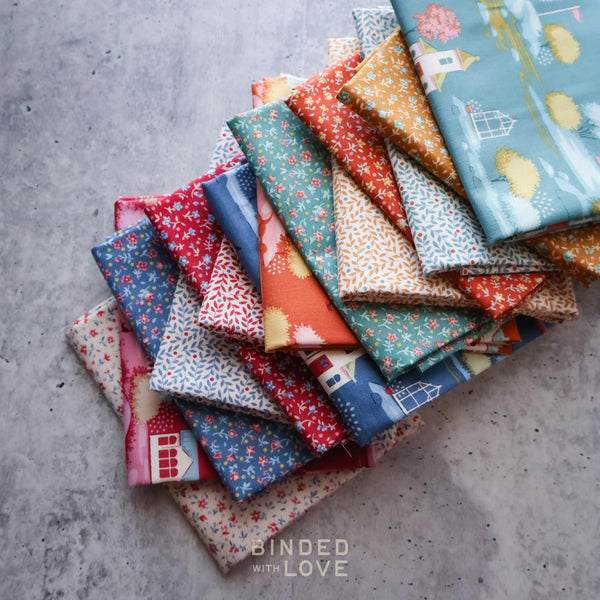 PREORDER Tilda Village Life Blender Collection Precut Bundle | 14 Prints | Fat Quarter Bundle | Half Yard Bundle