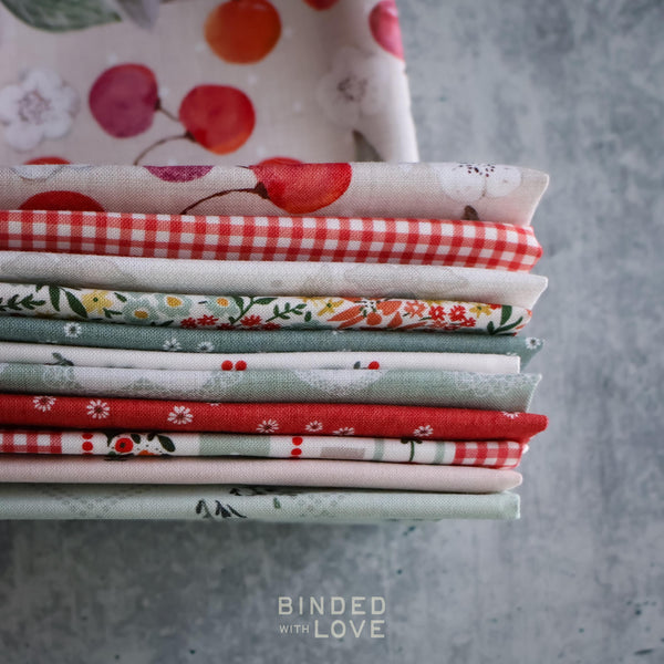 Cherry Orchard Fabric Bundle | Bernadett Urbanovics for FIGO Fabrics | Full Collection 11 prints