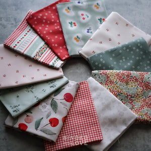 Cherry Orchard Fabric Bundle | Bernadett Urbanovics for FIGO Fabrics | Full Collection 11 prints