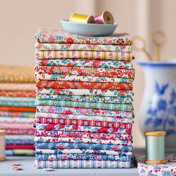 PREORDER Tilda Village Life Full Collection Precut Bundle | 20 Prints | Fat Quarter Bundle | Half Yard Bundle