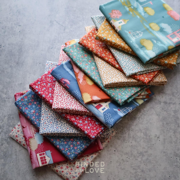 PREORDER Tilda Village Life Blender Collection Precut Bundle | 14 Prints | Fat Quarter Bundle | Half Yard Bundle