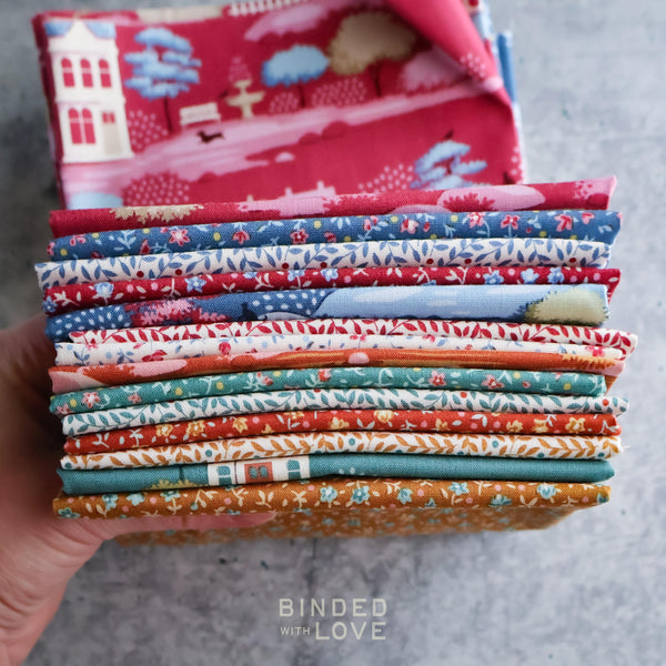 PREORDER Tilda Village Life Blender Collection Precut Bundle | 14 Prints | Fat Quarter Bundle | Half Yard Bundle