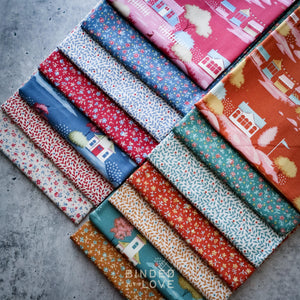 PREORDER Tilda Village Life Blender Collection Precut Bundle | 14 Prints | Fat Quarter Bundle | Half Yard Bundle