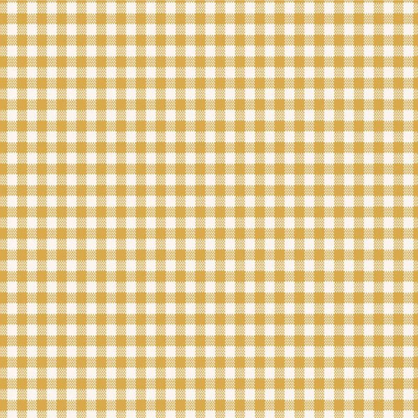 Tilda Wideback Woven Gingham Yellow TIL150015 | 108” Wide Quilt Backing Fabric | Continuous Yardage