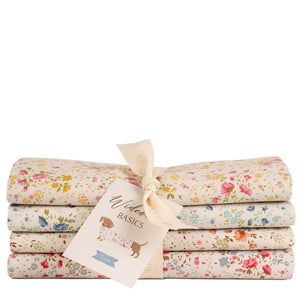 Tilda Wideback Ellie Ginger/Orange TIL150013 | 108” Wide Quilt Backing Fabric | Continuous Yardage