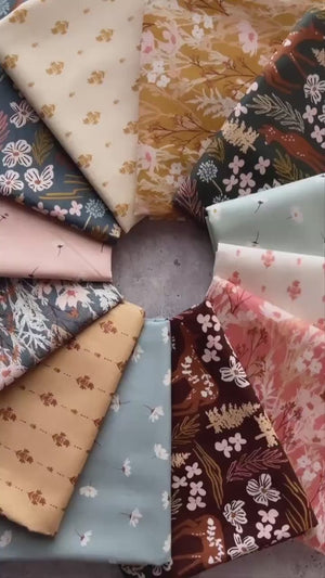Adventure North by Jaclyn Ruble for RJR Fabrics | 6 Prints Blue Colorway