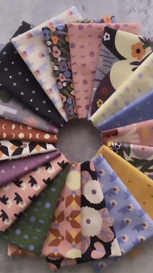 Firefly Moon by Leah Duncan for Cloud9 Fabrics | Complete Collection Bundle | Organic Quilting Cotton | Fat Quarter or Half Yard Bundle