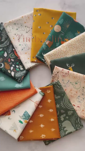 Hello Fox Oak TMB58210 | Timberline by Jessica Swift | Art Gallery Fabrics | Quilting Fabric | Continuous Yardage | Fat Quarter