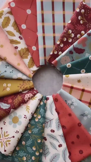 Folky Forest by Soph Rowe for Cloud9 Fabrics | Complete Collection Bundle | Organic Quilting Cotton | Fat Quarter or Half Yard Bundle