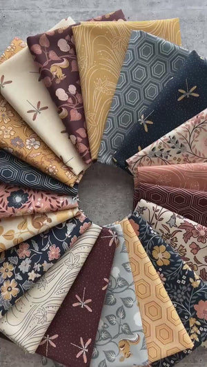 Acorn Gathering Blue Gray 228910 | Orchard Season by House of Haricot