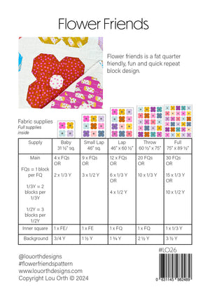 Flower Friends Quilt pattern