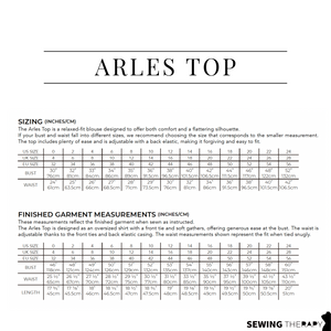 PDF Arles Top Pattern - Sewing Therapy