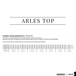 PDF Arles Top Pattern - Sewing Therapy