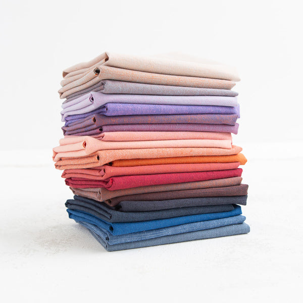 Watercolor Wovens in Skyscape | 20 Fabrics | BUNDLE-297