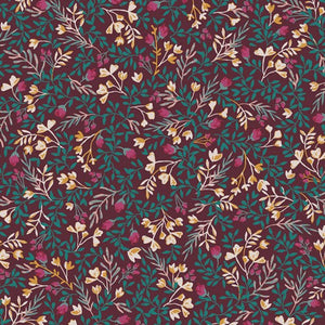Floral No. 9 Foresta FUS-FO-2103 | Amy Sinibaldi | Foresta Fusion by Art Gallery Fabrics | Yardage | End of Bolt | Destash