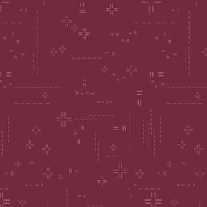 Borgogna DSE-711 | Decostitch Elements by Art Gallery Fabrics | Quilting Fabric | Continuous Yardage | Fat Quarter | Red Blender Fabric