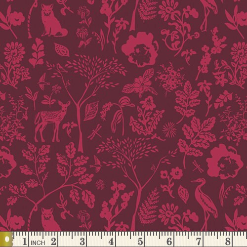 Foresta Fusion Flora & Fauna Foresta FUS-FO-2108 | Sharon Holland | Foresta Fusion by Art Gallery Fabrics | Continuous Yardage | Fat Quarter