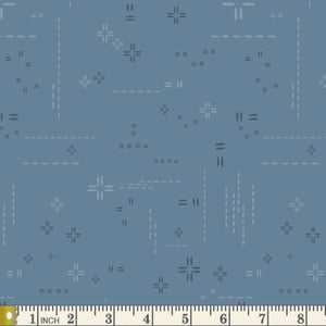 AGF Decostitch Blue Minerale DSE-710 | Decostitch Elements by Art Gallery Fabrics | Yardage | Fat Quarter | Quilting Fabric