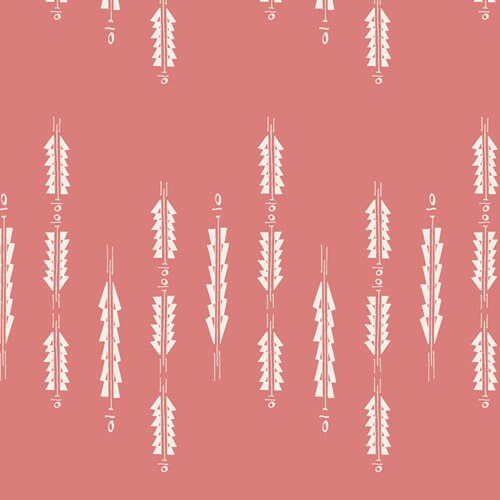 Aura Fletchings Rosewood FUS-RW-1902 | Maureen Cracknell | Rosewood Fusion by Art Gallery Fabrics | Yardage | End of Bolt | Destash
