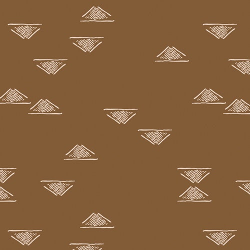 Domestic Charm Walnut HMB-44951 | Homebody by Maureen Cracknell | Art Gallery Fabrics | Quilting Cotton | Continuous Yardage| Fat Quarter