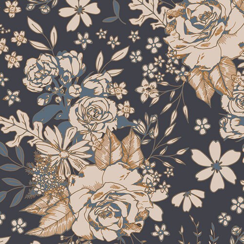 Floral Universe Trinkets FUS-T-1409 | Maureen Cracknell | Trinkets Fusion by Art Gallery Fabrics | Continuous Yardage | Fat Quarter