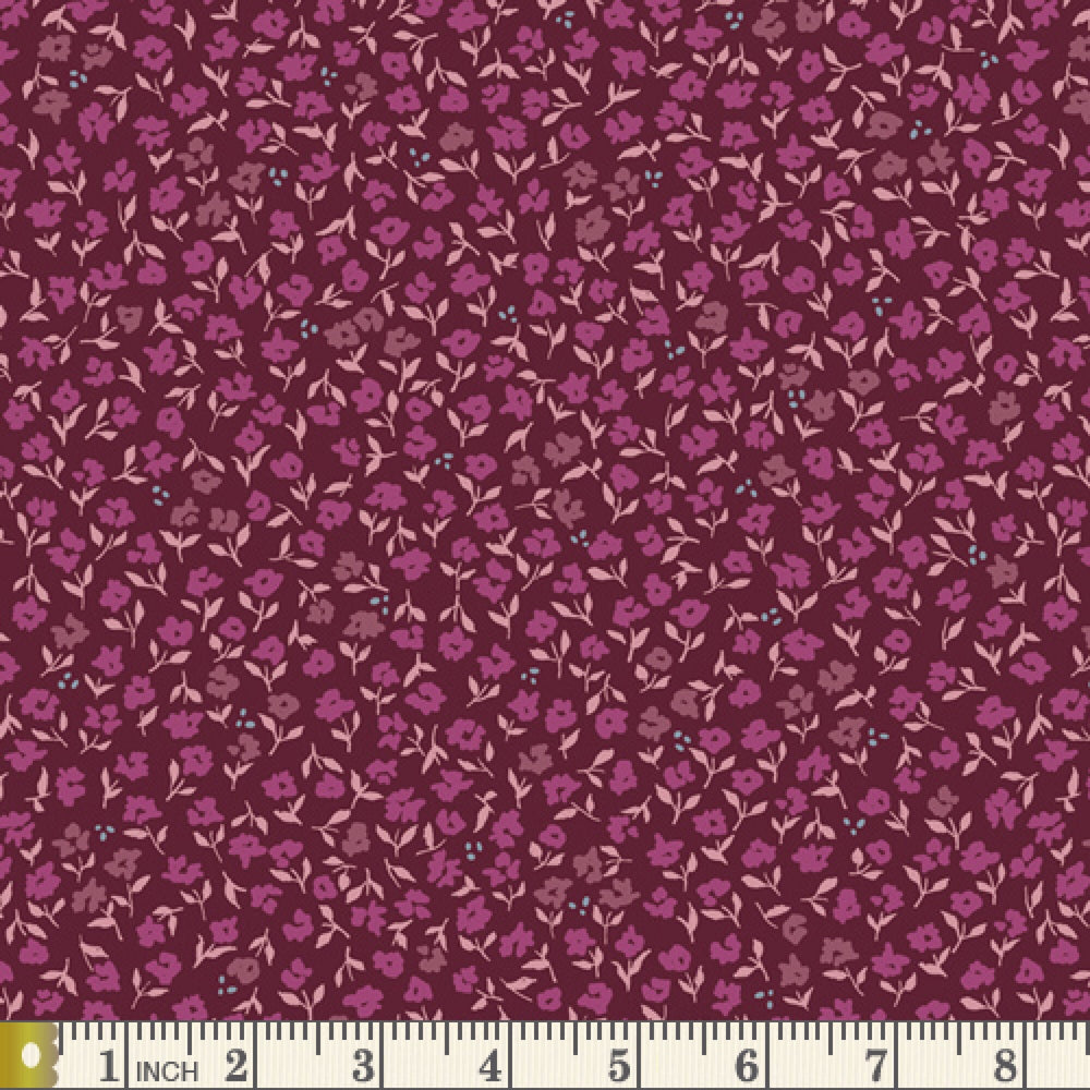 Mayfair Promenade Plum MAF-79202 | Mayfair by Amy Sinibaldi | Art Gallery Fabrics | Continuous Yardage | Fat Quarter