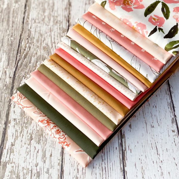 Curated Fat Quarter Bundle | 16 Fat Quarters | Hand Selected Art Gallery Fabrics Quilting Bundle