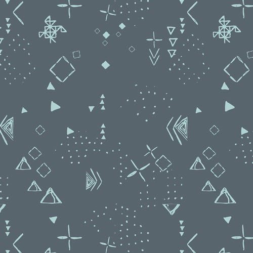 Matchmade Thoughts Midnight MTM-9401 | Matchmade by Pat Bravo | Art Gallery Fabrics | Continuous Yardage | Fat Quarter