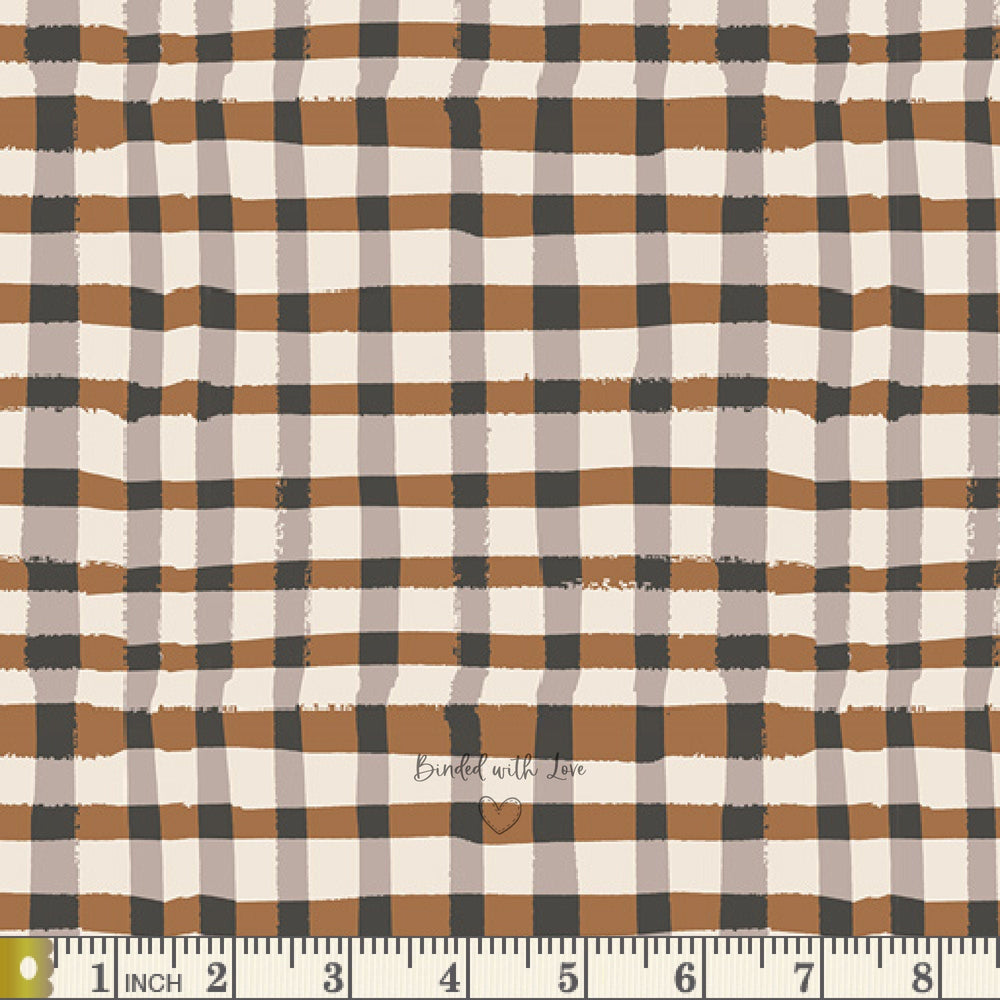 Wooly Umber LMB-28729 | Lambkin by Bonnie Christine | Art Gallery Fabrics | Quilting Fabric | Continuous Yardage | Fat Quarter