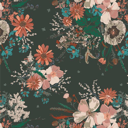 Spirited Painted Prairie Anthesis SPT-85223 | Spirited by Sharon Holland | Art Gallery Fabrics | Yardage | Fat Quarter