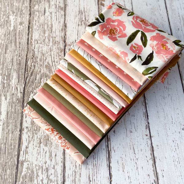 Curated Fat Quarter Bundle | 16 Fat Quarters | Hand Selected Art Gallery Fabrics Quilting Bundle