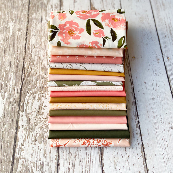 Curated Fat Quarter Bundle | 16 Fat Quarters | Hand Selected Art Gallery Fabrics Quilting Bundle