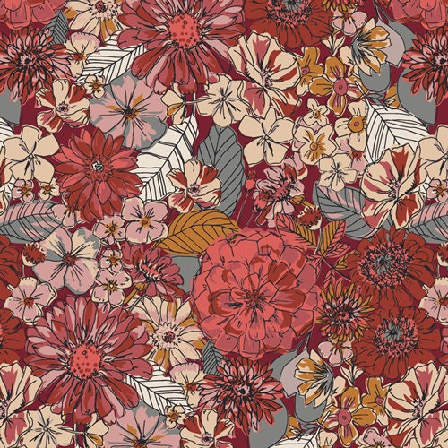Kismet Fleuron Sanctuary KSM-83300 | Kismet by Sharon Holland | Art Gallery Fabrics | Yardage | Fat Quarter