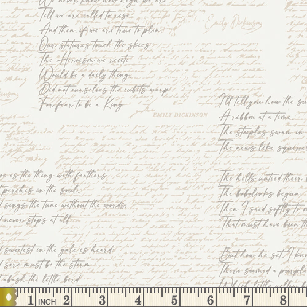 Poetic Manuscripts CAP-SV-11609 | Soften the Volume Capsule by Art Gallery Fabrics | Continuous Yardage | Fat Quarter