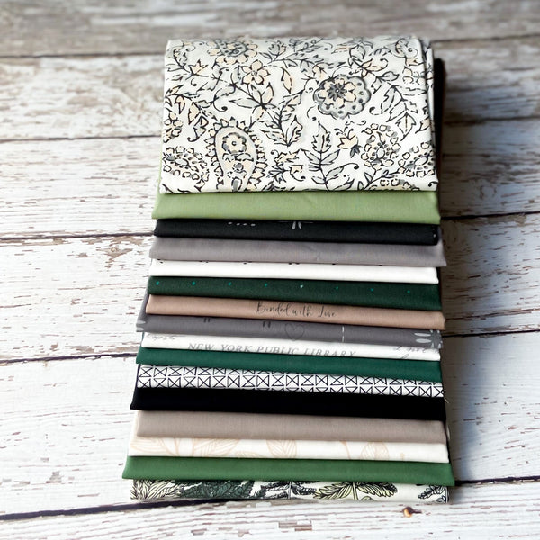 Curated Fat Quarter Bundle | 16 Fat Quarters | Hand Selected Art Gallery Fabrics Quilting Bundle | January Toad Spo