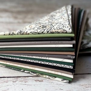 Curated Fat Quarter Bundle | 16 Fat Quarters | Hand Selected Art Gallery Fabrics Quilting Bundle | January Toad Spo