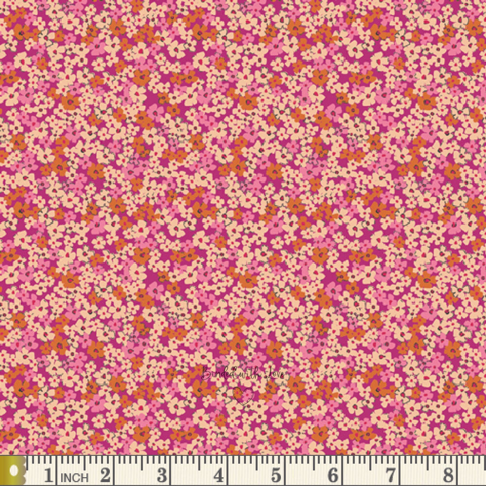 Retro Prairie Blush TFS-99106 | The Flower Society by AGF Studio | Art Gallery Fabrics | Continuous Yardage | End of Bolt | Destash