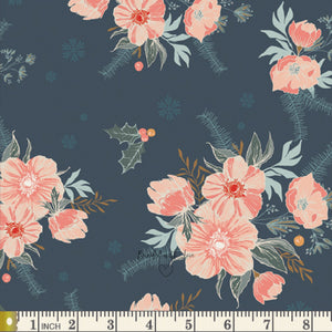 Frosted Roses Midnight CMA-25120 | Cozy & Magical by Maureen Cracknell | Art Gallery Fabrics | Yardage | Fat Quarter