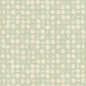 Germination Teal JE103-TE5U | Jeanne McGee | Tidepool Collaborative Collection by Cotton + Steel | Yardage | End of Bolt | Destash