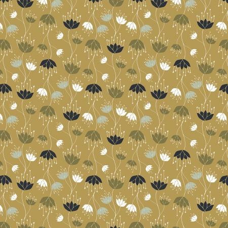 Riverbank Golden Hour AC102-GH1 | Camp Creek by Ash Cascade | Cotton + Steel | Continuous Yardage | Fat Quarter