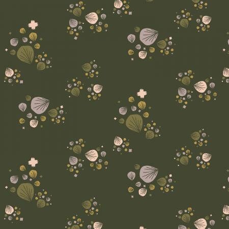 Seedling Topsoil AC103-TO2 | Camp Creek by Ash Cascade | Cotton + Steel | Continuous Yardage | Fat Quarter