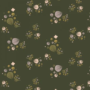 Seedling Topsoil AC103-TO2 | Camp Creek by Ash Cascade | Cotton + Steel | Continuous Yardage | Fat Quarter