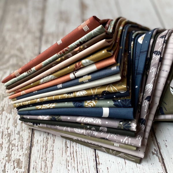 Camp Creek Full Collection by Ash Cascade | 18 Prints | Cotton + Steel | Fat Quarter Bundle | Fall Quilting Bundle