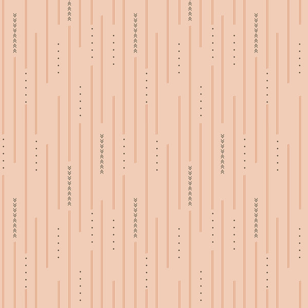 Trailhead Clay AC105-CL3 | Camp Creek by Ash Cascade | Cotton + Steel | Continuous Yardage | Fat Quarter