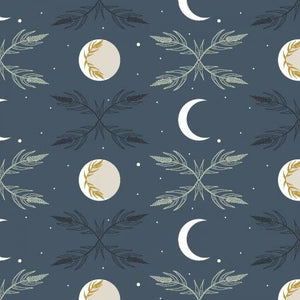 Harvest Moon Dark Night AC100-NI1 | Camp Creek by Ash Cascade | Cotton + Steel | Continuous Yardage | Fat Quarter