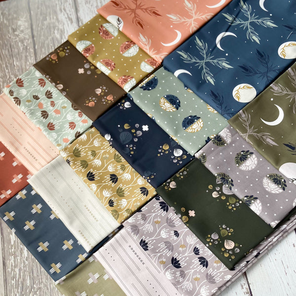 Camp Creek Full Collection by Ash Cascade | 18 Prints | Cotton + Steel | Fat Quarter Bundle | Fall Quilting Bundle
