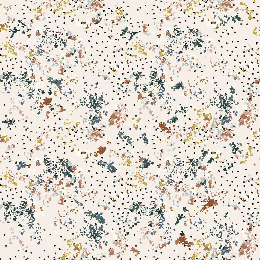Windblown Hunter Green HJ303-HG1 | Wallflower by Hope Johnson | Cotton + Steel | Continuous Yardage | Fat Quarter